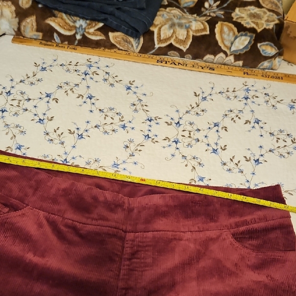 Burgundy Corduroy Pants - Picture 3 of 6